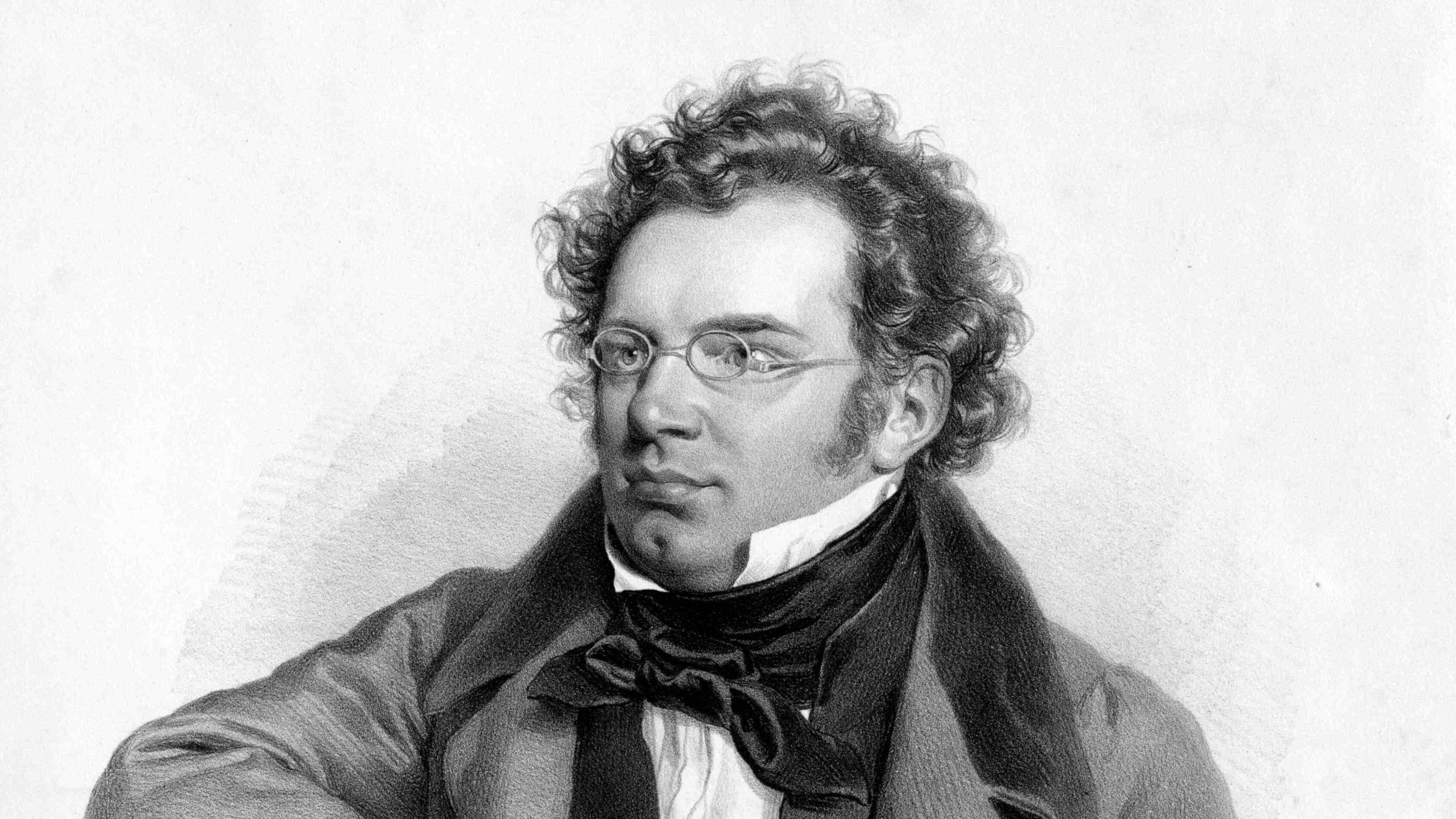 Franz Schubert (Lithografie nach Josef Kriehuber)