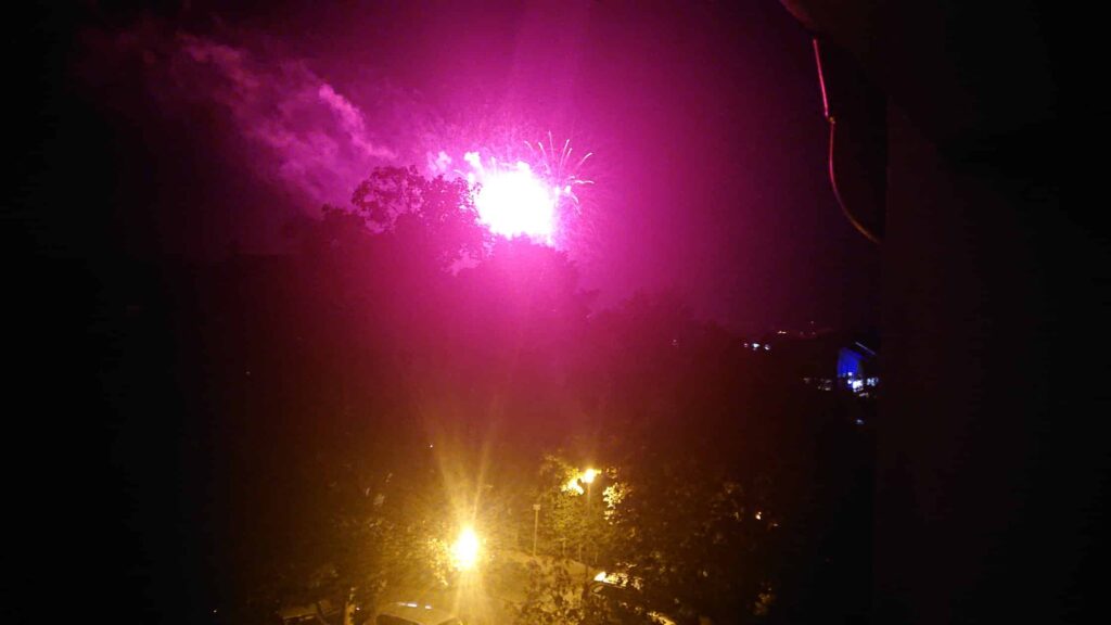 Gäubodenfest Feuerwerk 2018