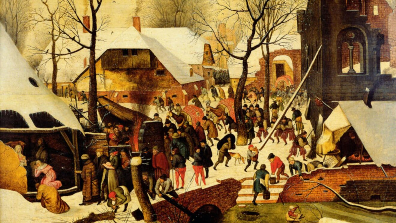 Brueghel, Pieter d.J.: Anbetung der Könige Banner